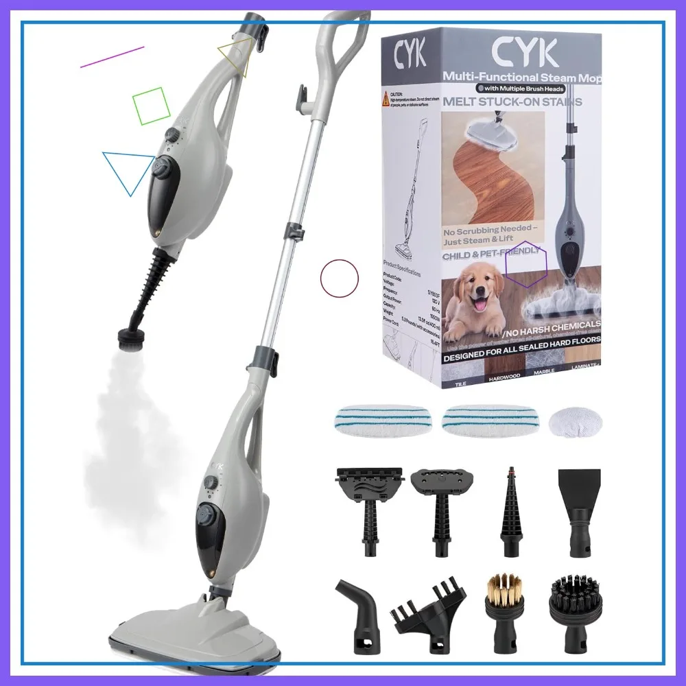 12-in-1 Handheld Steam Cleaner for Hardwood Floors, Tile & More
12-in-1 Handheld Steam Cleaner for Hardwood Floors, Tile & More