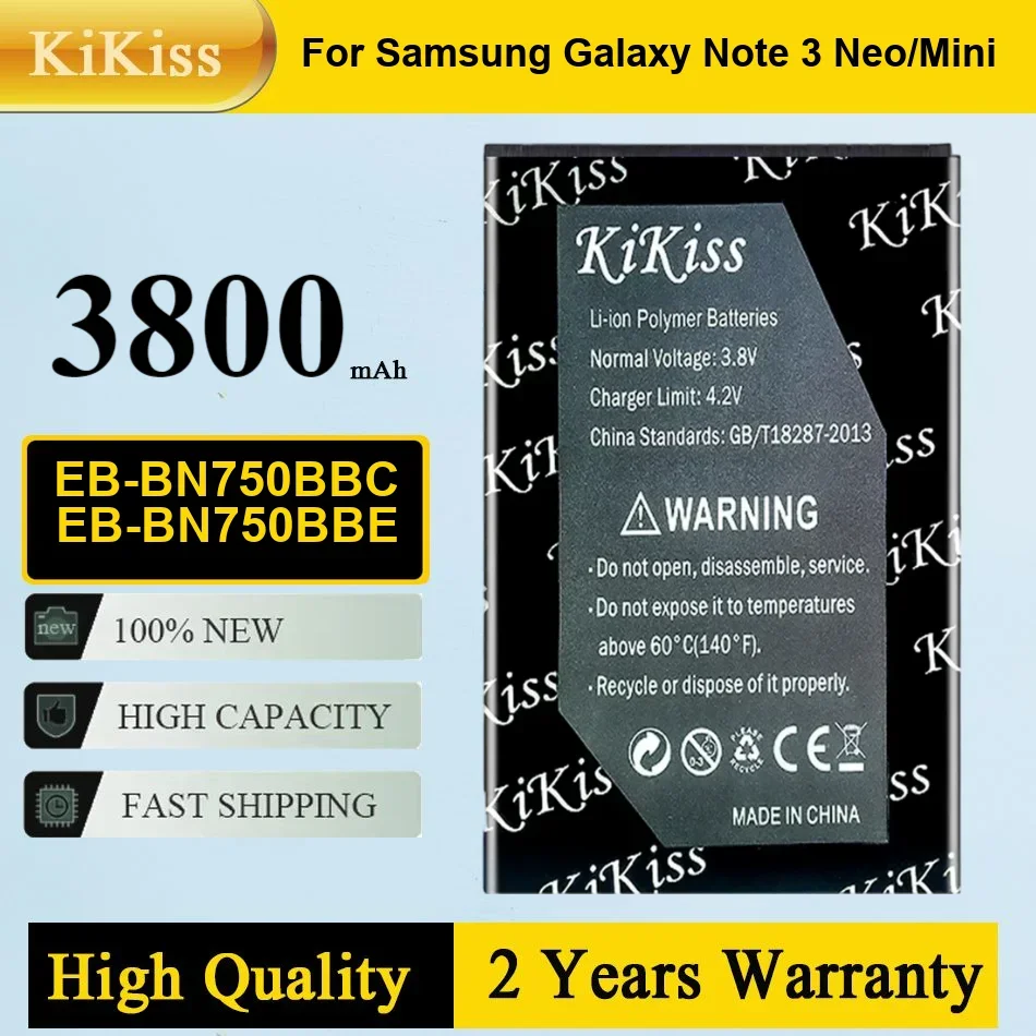 Аккумулятор 3100 мАч EB-BN750BBC EB-BN750BBE для Samsung Galaxy Note III Neo/3 mini N7505 N750 N7502 N7506V N7508V
Аккумулятор 3100 мАч EB-BN750BBC EB-BN750BBE для Samsung Galaxy Note III Neo/3 mini N7505 N750 N7502 N7506V N7508V