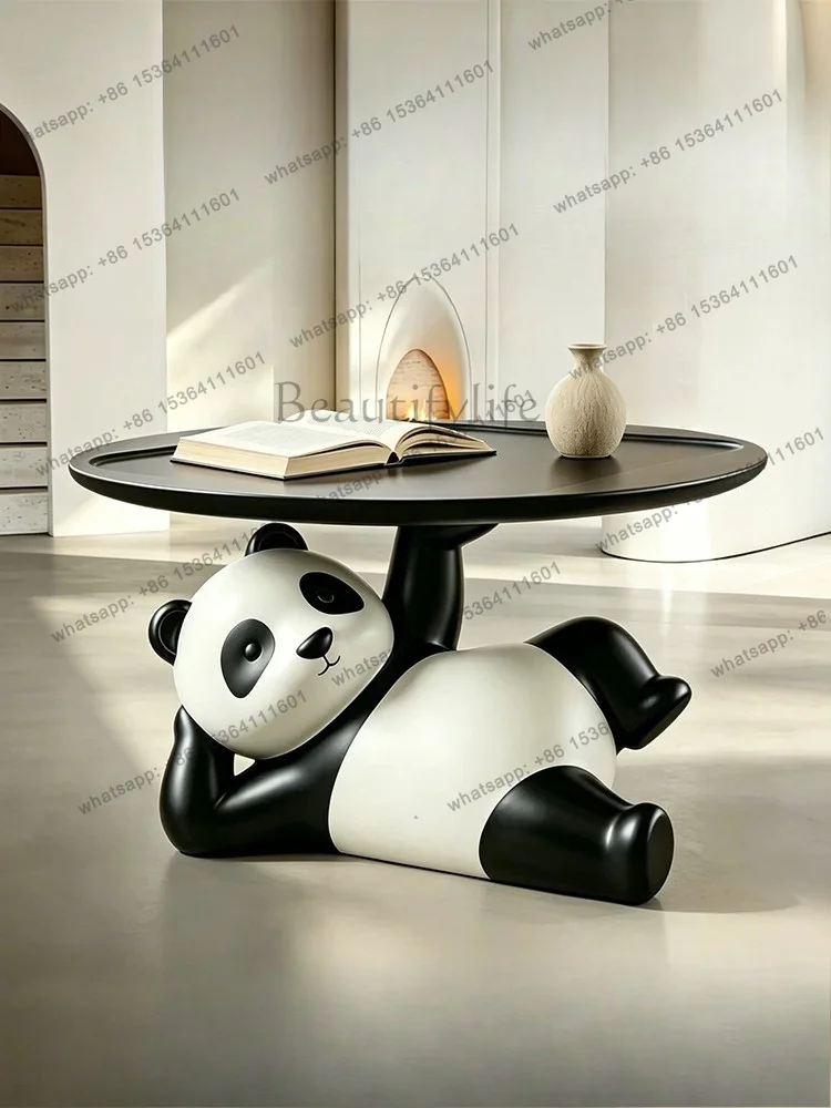 PG Panda-shaped Coffee Table Creative Designer High-End Minimalist Living Room Home Animal Cute Base Round Table
PG Panda-shaped Coffee Table Creative Designer High-End Minimalist Living Room Home Animal Cute Base Round Table