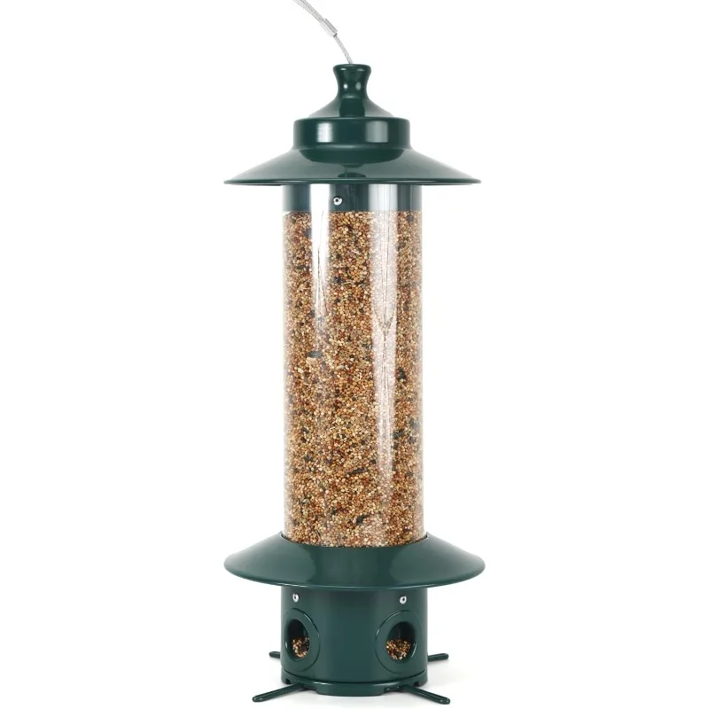 Squirrel Proof Bird Feeders, Heavy Duty Metal Wild Bird Feeders, Bird Feeders for Outdoors Hanging, Large Capacity
Squirrel Proof Bird Feeders, Heavy Duty Metal Wild Bird Feeders, Bird Feeders for Outdoors Hanging, Large Capacity