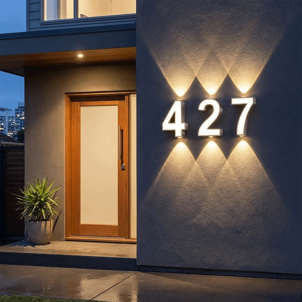 Minimalist Styling Nordic Modern LED Wall Light Simple Geometric Structure Waterproof House Number Plaque Lamp
Minimalist Styling Nordic Modern LED Wall Light Simple Geometric Structure Waterproof House Number Plaque Lamp