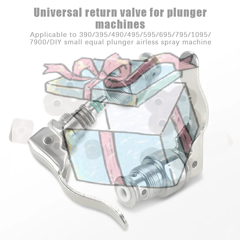 【CCA】New Portable Airless Spraying Machine Reflux Valve Plunger Machine Pressure Relief Valve Accessories
【CCA】New Portable Airless Spraying Machine Reflux Valve Plunger Machine Pressure Relief Valve Accessories