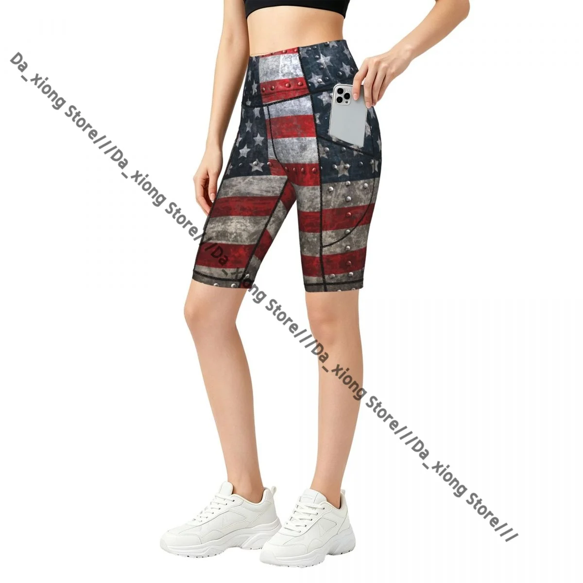 Women High Waist Yoga Shorts Vintage Usa Flag Stretch Hip Lifting Quick Dry Fitness Sports Shorts
Women High Waist Yoga Shorts Vintage Usa Flag Stretch Hip Lifting Quick Dry Fitness Sports Shorts