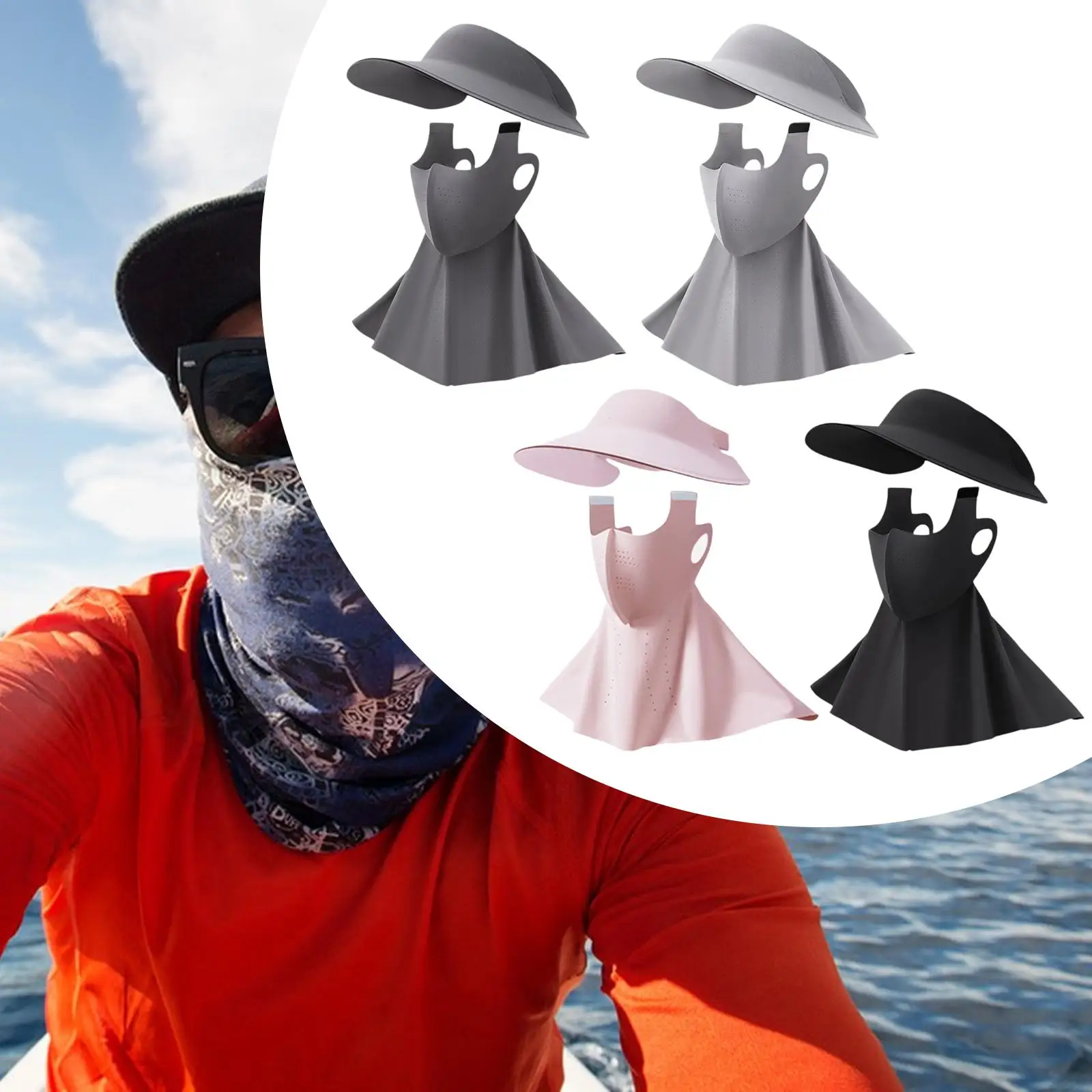 Sun Hat Face Cover Reusable Cap Sun Protection Wide Brim Summer Face Covering for Gardening Work Outdoor Sports Hiking Traveling
Sun Hat Face Cover Reusable Cap Sun Protection Wide Brim Summer Face Covering for Gardening Work Outdoor Sports Hiking Traveling