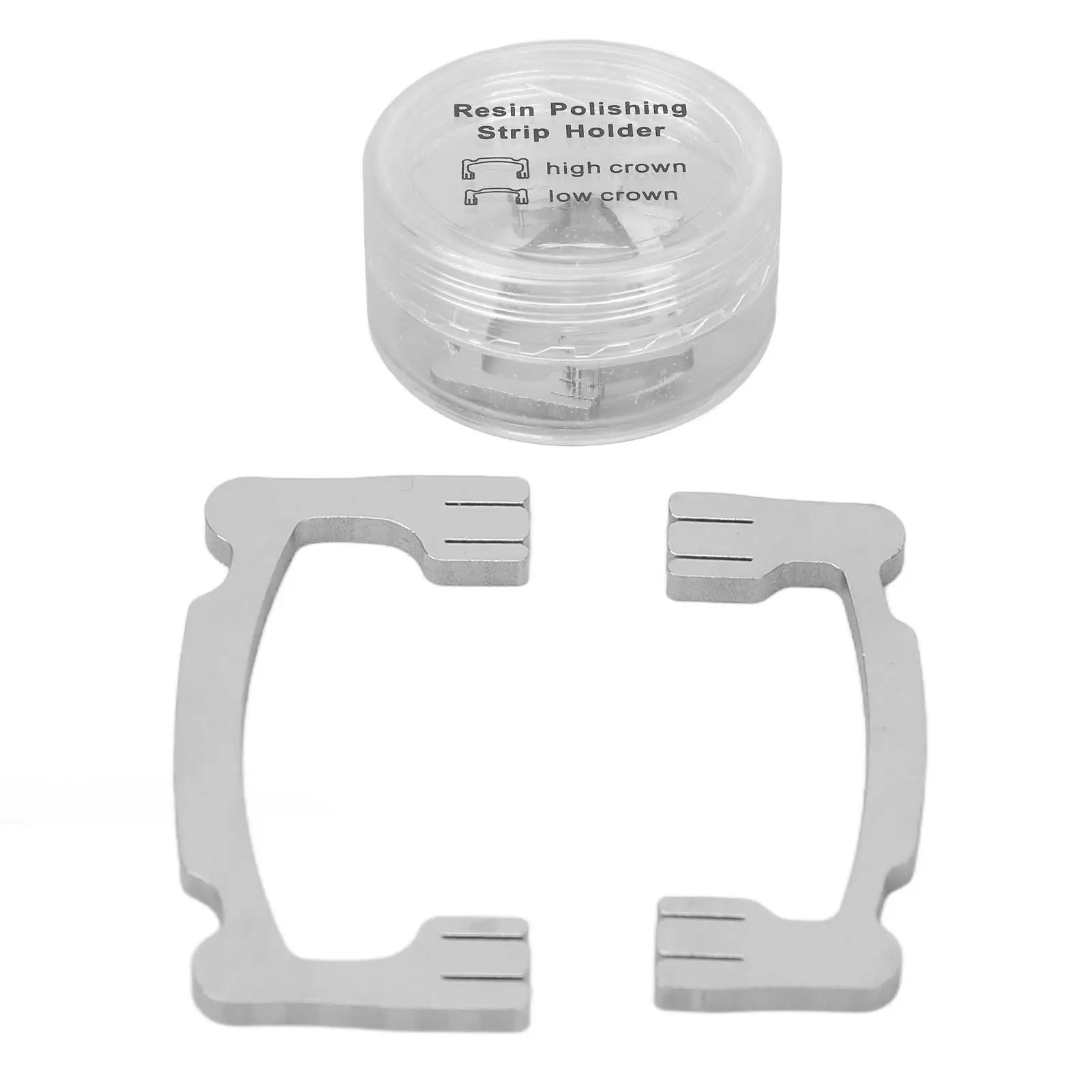 Stainless Steel Dental Polishing Strip Holder for High Low Crown Resin Teeth Dentistry Tools 2pcs Set
Stainless Steel Dental Polishing Strip Holder for High Low Crown Resin Teeth Dentistry Tools 2pcs Set