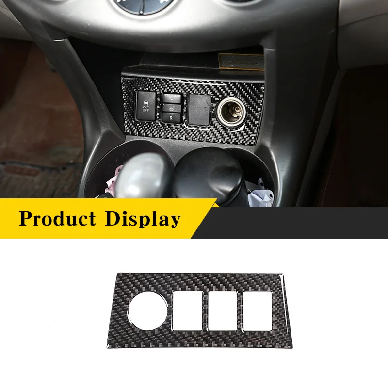 For Toyota RAV4 2006-2012 Real Carbon Fiber (Soft)Car Center Console Cigarette Lighter Panel Trim Cover Car Interior Accessories
For Toyota RAV4 2006-2012 Real Carbon Fiber (Soft)Car Center Console Cigarette Lighter Panel Trim Cover Car Interior Accessories