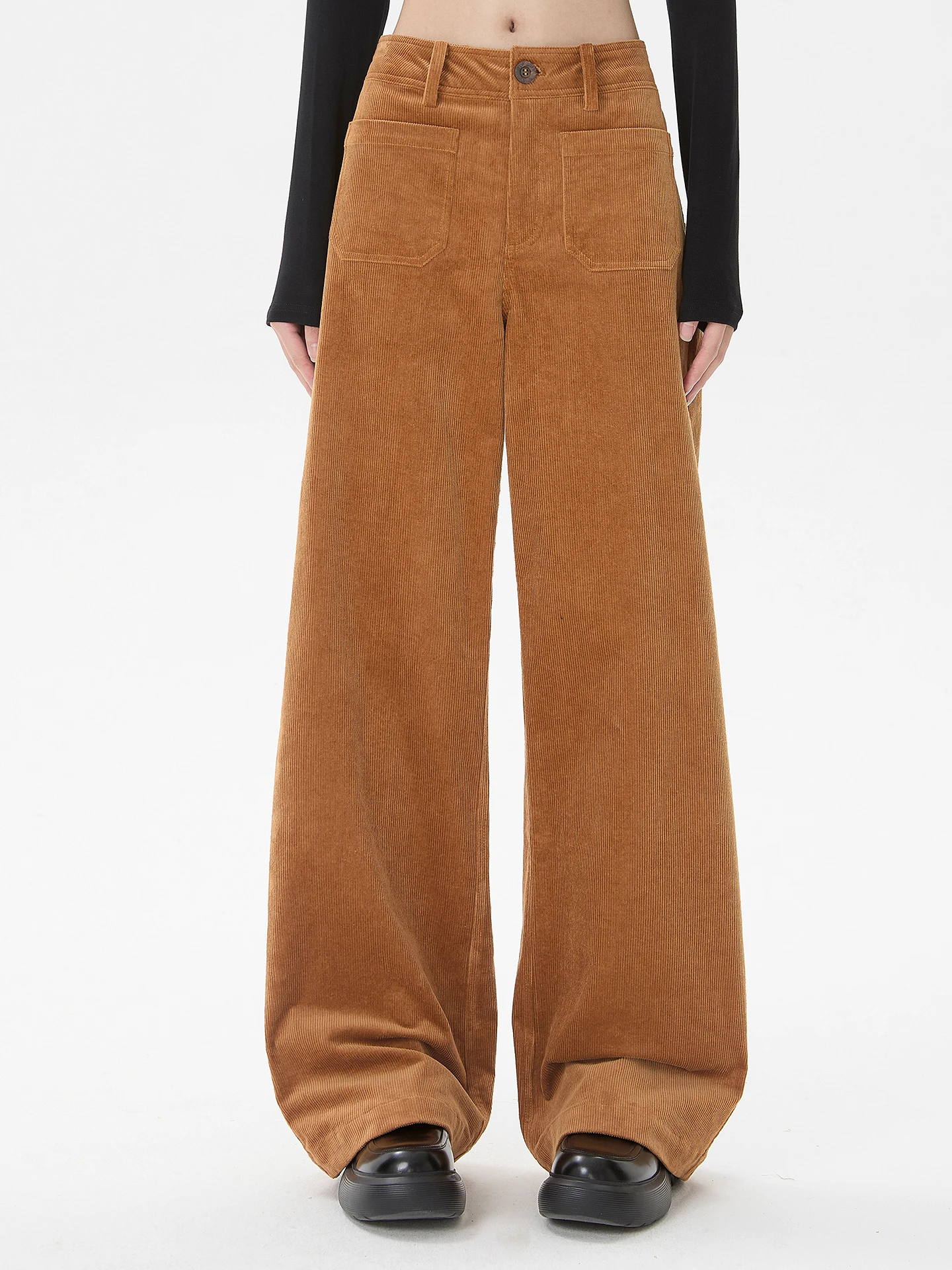 Autumn Winter New Sle Yellow Brown Corduroy Wide Leg Pants Straight Cut Lengthening Casual Trousers High Waist Cotton Blend
Autumn Winter New Sle Yellow Brown Corduroy Wide Leg Pants Straight Cut Lengthening Casual Trousers High Waist Cotton Blend