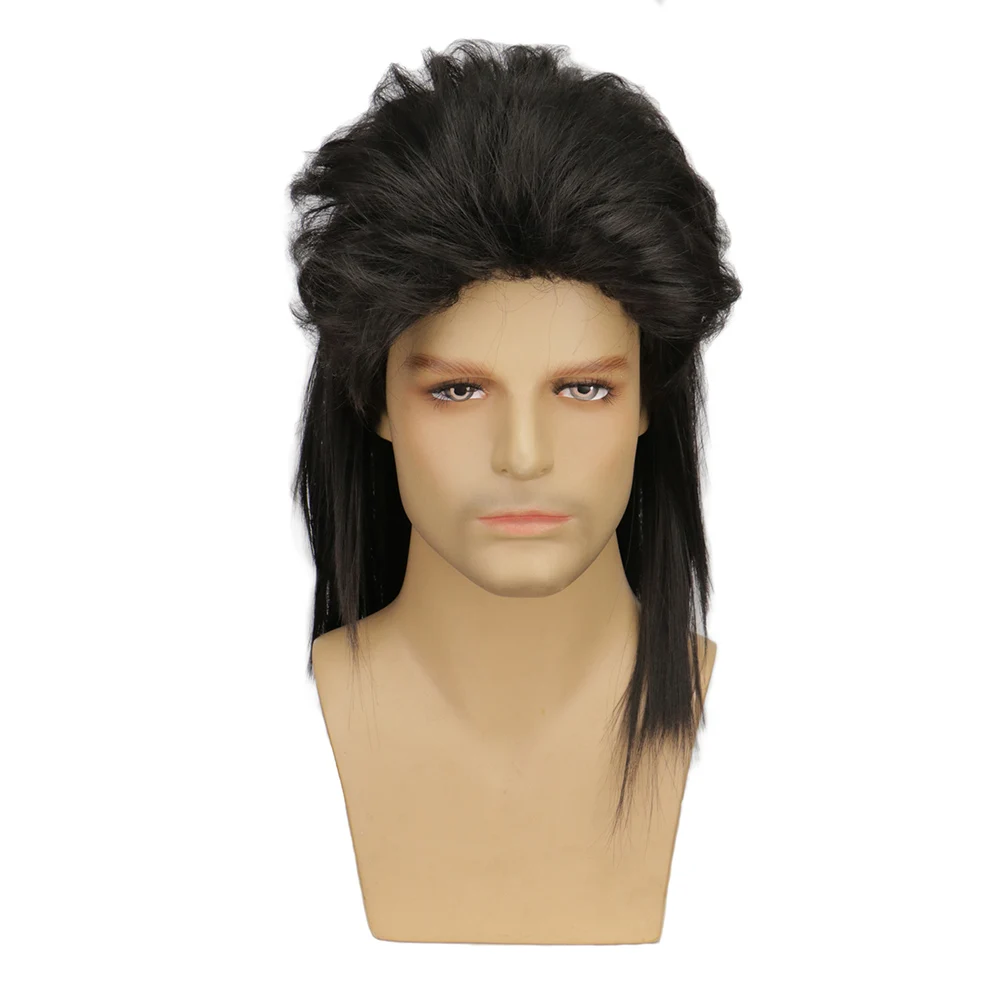 Man Mullet Wigs for Men Joe Dirt Emo Wig 70s 80s and 90s Costumes Fancy Party Accessory Cosplay Synthetic Wig Halloween Man
Man Mullet Wigs for Men Joe Dirt Emo Wig 70s 80s and 90s Costumes Fancy Party Accessory Cosplay Synthetic Wig Halloween Man