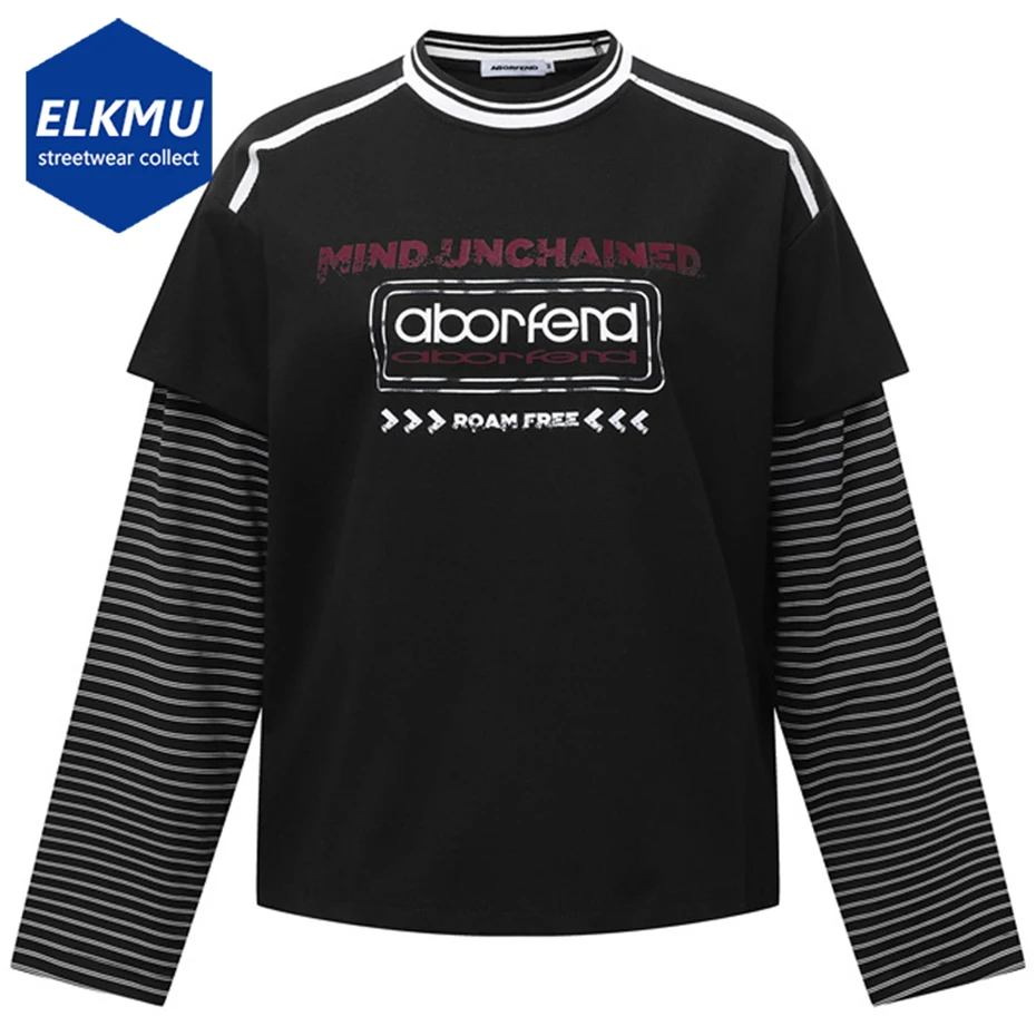 Vintage Graphic T-shirts Fake Two Piece Loose Long Sleeve Tee Tops Tshirts Streetwear Harajuku Hip Hop Oversized T Shirts 
Vintage Graphic T-shirts Fake Two Piece Loose Long Sleeve Tee Tops Tshirts Streetwear Harajuku Hip Hop Oversized T Shirts