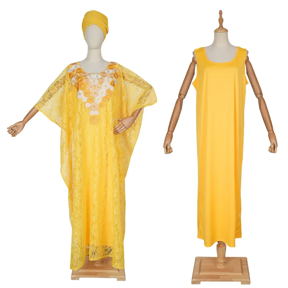 Elegant African Dresses for Women Muslim Fashion Boubou Abayas Robe Dashiki Ankara Lace Outfits Evening Gown Kaftan Maxi Dress
Elegant African Dresses for Women Muslim Fashion Boubou Abayas Robe Dashiki Ankara Lace Outfits Evening Gown Kaftan Maxi Dress