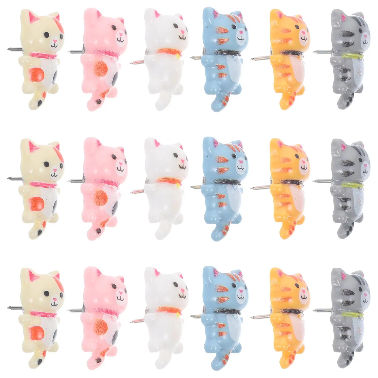 60 Pcs Cat Push Tail Decorative Thumb Tacks for Cork Board Bulletin Board Accessories Office School Home Use Resin
60 Pcs Cat Push Tail Decorative Thumb Tacks for Cork Board Bulletin Board Accessories Office School Home Use Resin