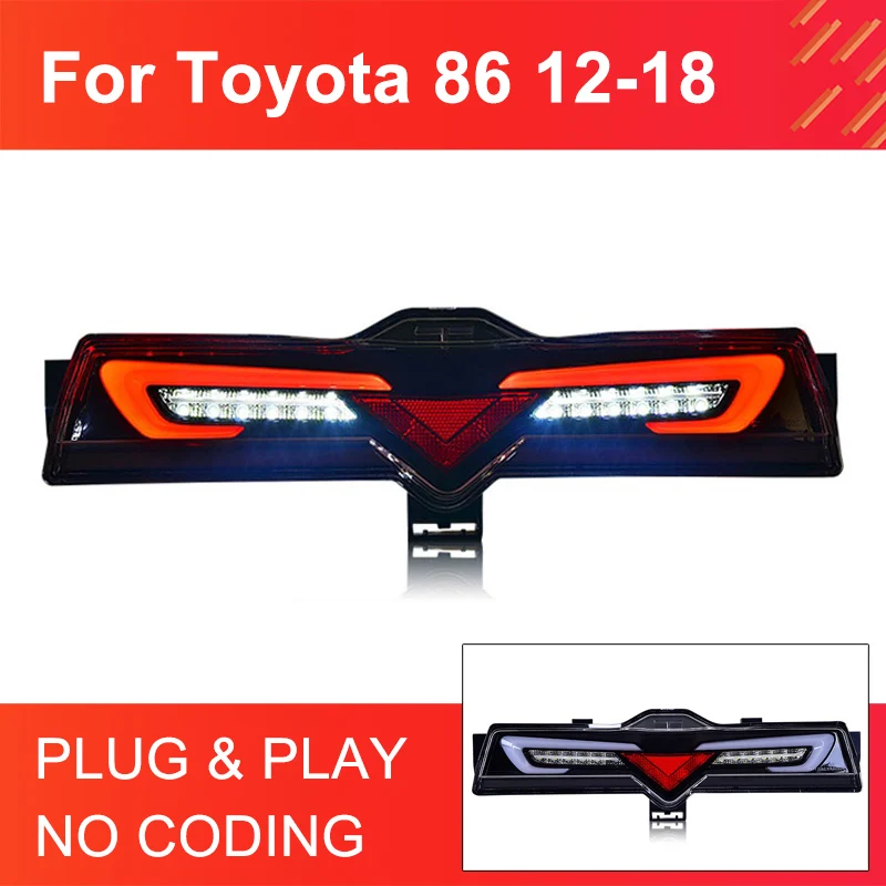 LED Rear Bumper Tail Lights for Toyota 86 for Subaru BRZ 2012-2018 with Running Light Rear Bumper Fog Reverse Lights
LED Rear Bumper Tail Lights for Toyota 86 for Subaru BRZ 2012-2018 with Running Light Rear Bumper Fog Reverse Lights