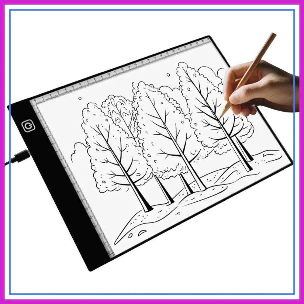 Ultra-Thin A4 LED Light Box for Tracing & Drawing, Adjustable Brightness, USB-Powered Art Crafting Board
Ultra-Thin A4 LED Light Box for Tracing & Drawing, Adjustable Brightness, USB-Powered Art Crafting Board