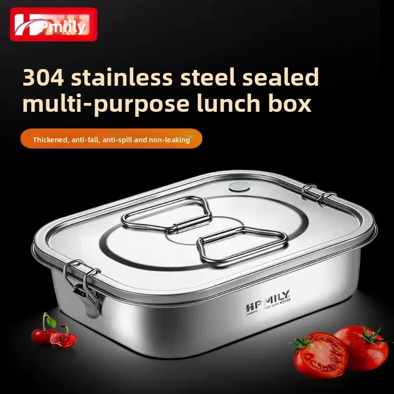 LH lunch box rectangular large stainless steel bento box with rice canteen special lunch box
LH lunch box rectangular large stainless steel bento box with rice canteen special lunch box