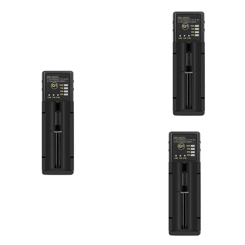 2025 New-3X 18650 Battery Charger 26650 Usb Smart Nickel Hydrogen Aa Aaa 21700 Single Slot Lithium Battery Charger
2025 New-3X 18650 Battery Charger 26650 Usb Smart Nickel Hydrogen Aa Aaa 21700 Single Slot Lithium Battery Charger