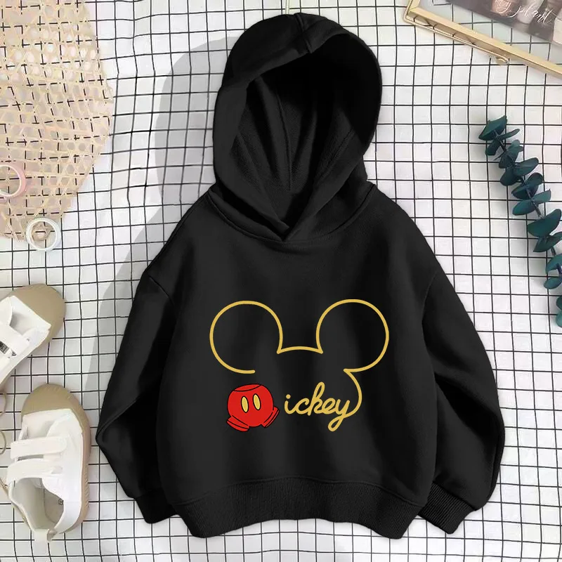 Children's cartoon cute Disney Mickey Minnie printing fashion warm hooded sweatshirt fall and winter outdoor leisure sports tops
Children's cartoon cute Disney Mickey Minnie printing fashion warm hooded sweatshirt fall and winter outdoor leisure sports tops