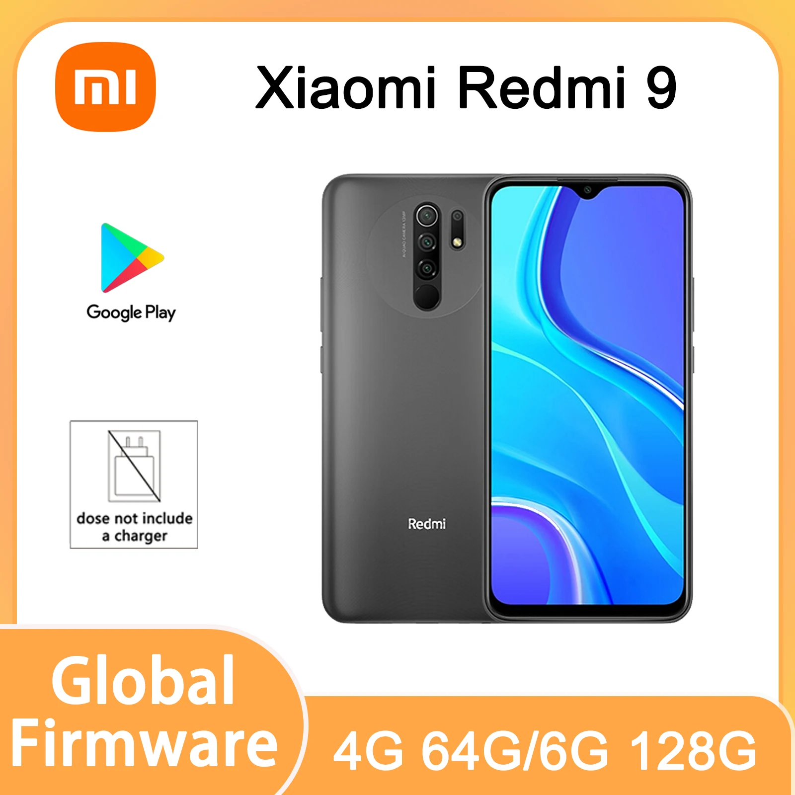 Xiaomi Redmi 9 Smartphone MediaTek Helio G80 Octa Core Global rom Cellphone 5020mAh 6.53 Display used phones without charger
Xiaomi Redmi 9 Smartphone MediaTek Helio G80 Octa Core Global rom Cellphone 5020mAh 6.53 Display used phones without charger
