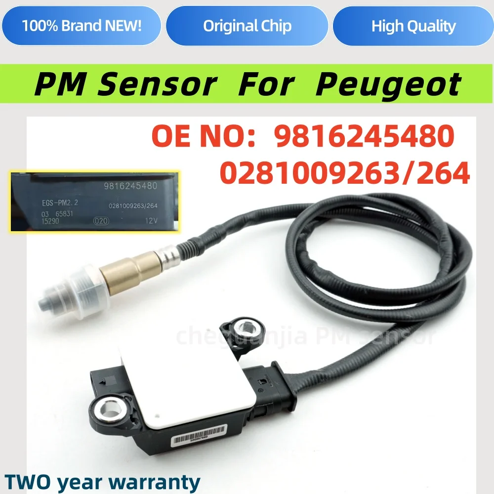 NEW Particulate Matter PM Sensor 9816245480 0281008023 0281008024 for Citroen Berlingo 1.5 HDI 2018 Peugeot 3008 1.5 2018-2024
NEW Particulate Matter PM Sensor 9816245480 0281008023 0281008024 for Citroen Berlingo 1.5 HDI 2018 Peugeot 3008 1.5 2018-2024