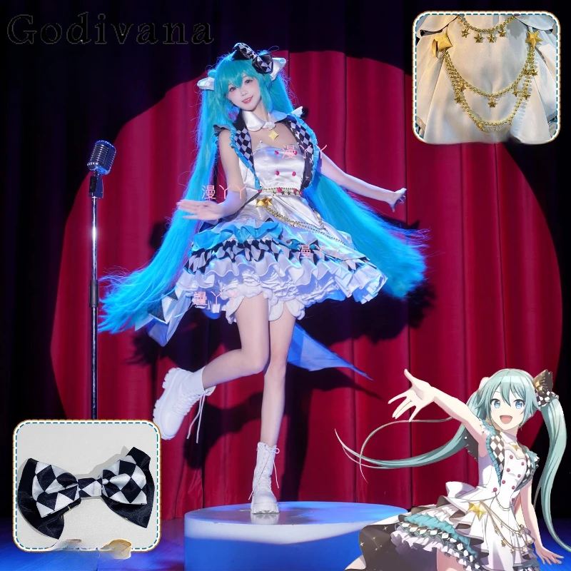 Colorful Stage Dress Set for Women Sweet Princess Halloween New Lolita Dress Female Sleeveless Project Sekai Cos Dress
Colorful Stage Dress Set for Women Sweet Princess Halloween New Lolita Dress Female Sleeveless Project Sekai Cos Dress