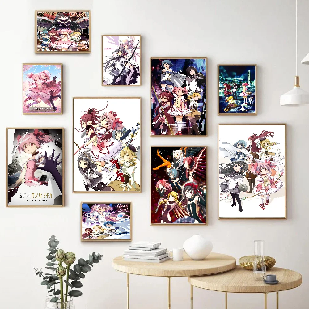 Madoka Magica Self-adhesive Art Poster Fancy Wall Sticker For Living Room Bar Decoration Vintage Decorative Painting
Madoka Magica Self-adhesive Art Poster Fancy Wall Sticker For Living Room Bar Decoration Vintage Decorative Painting