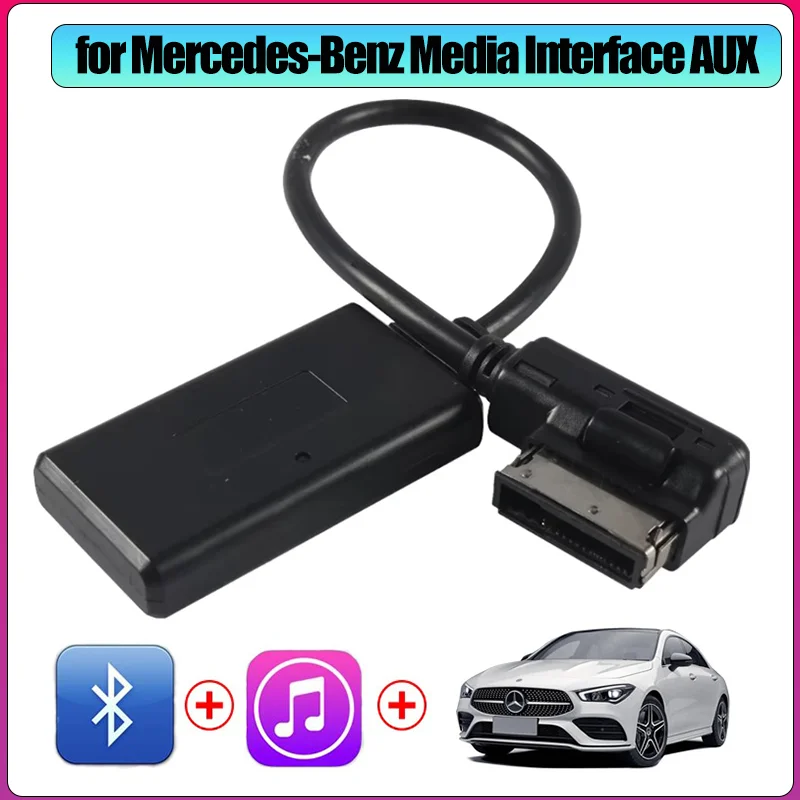 For Mercedes-Benz Bluetooth Car Kit Media Interface AUX Wireless Adapter A/B/C/E/M/S/R/W/GL/ML/SL/CLS/SLK/GLK Classes 2009-2014
For Mercedes-Benz Bluetooth Car Kit Media Interface AUX Wireless Adapter A/B/C/E/M/S/R/W/GL/ML/SL/CLS/SLK/GLK Classes 2009-2014