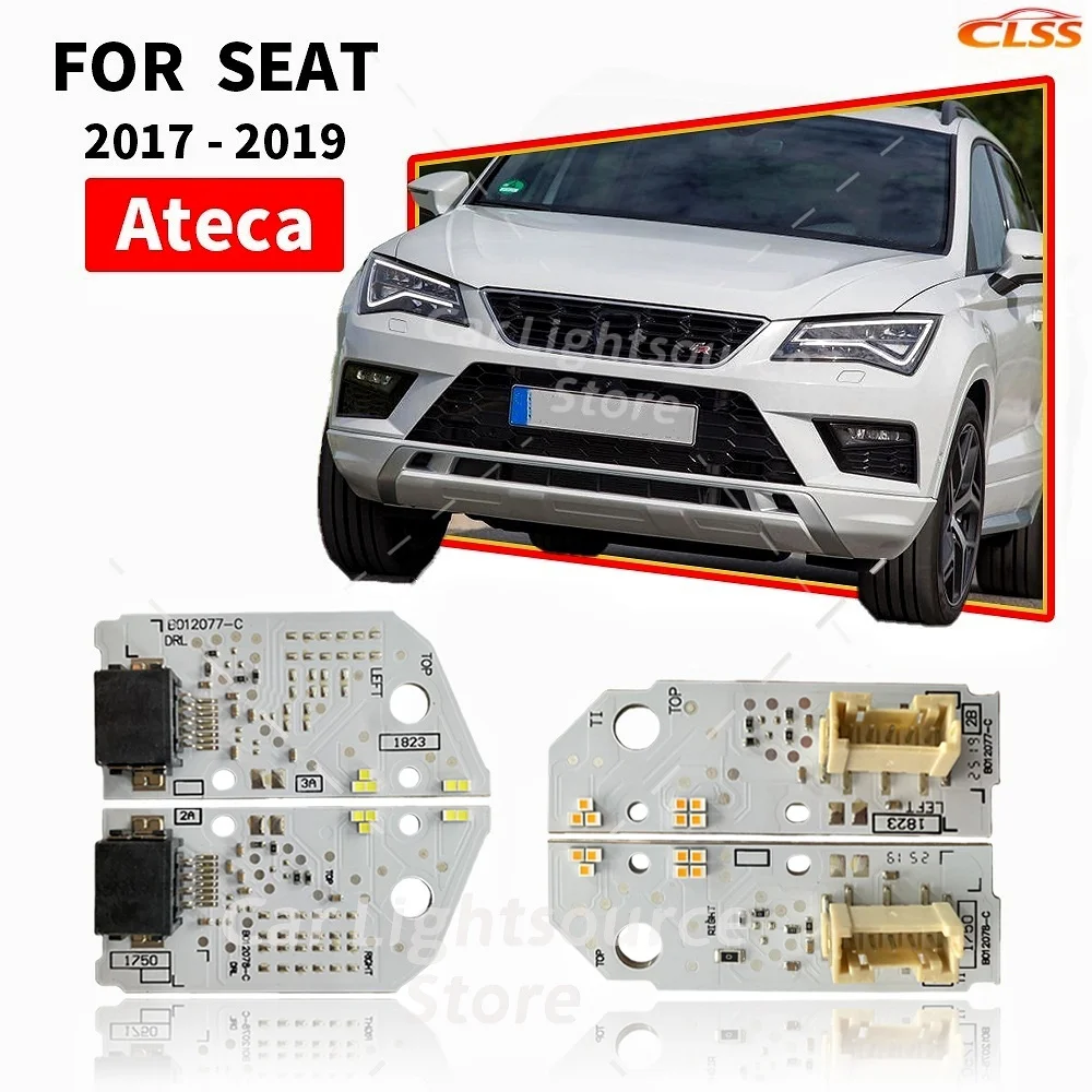 White DRL LED Boards Angel Eye Lightsource For SEAT Ateca Cupra 2016-2019 Headlight Daytime Runing Light Chip Module 575941475
White DRL LED Boards Angel Eye Lightsource For SEAT Ateca Cupra 2016-2019 Headlight Daytime Runing Light Chip Module 575941475
