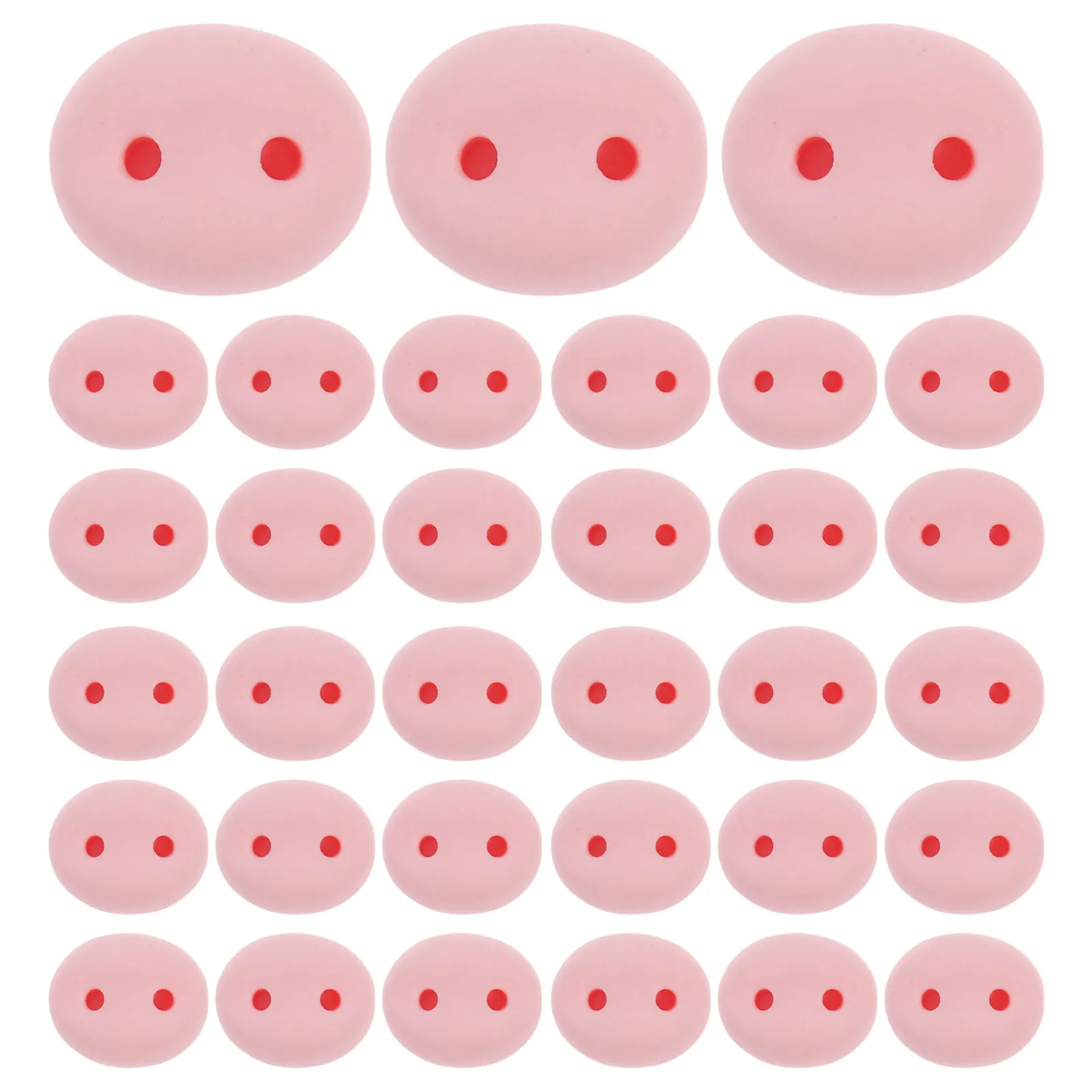 50Pcs Resin Pig Nose Accessories Realistic Snout for Handmade Stuffed Animal Repair Craft Crochet Safety Nose Halloween Props
50Pcs Resin Pig Nose Accessories Realistic Snout for Handmade Stuffed Animal Repair Craft Crochet Safety Nose Halloween Props