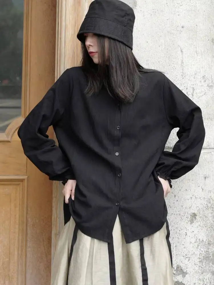 Ladies Long Sleeve Shirt Spring And Autumn New Fashion Ear Collar Retro Loose Popular Large Size Long Sleeve Shirt
Ladies Long Sleeve Shirt Spring And Autumn New Fashion Ear Collar Retro Loose Popular Large Size Long Sleeve Shirt