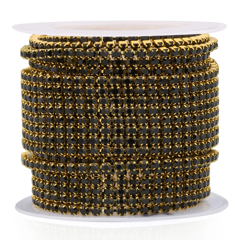 Gold Stainless Steel Diamond Chain For Jewelry Making Accessories Drilling Claw Chains DIY Bracelet Necklace Handmade Supplies
Gold Stainless Steel Diamond Chain For Jewelry Making Accessories Drilling Claw Chains DIY Bracelet Necklace Handmade Supplies