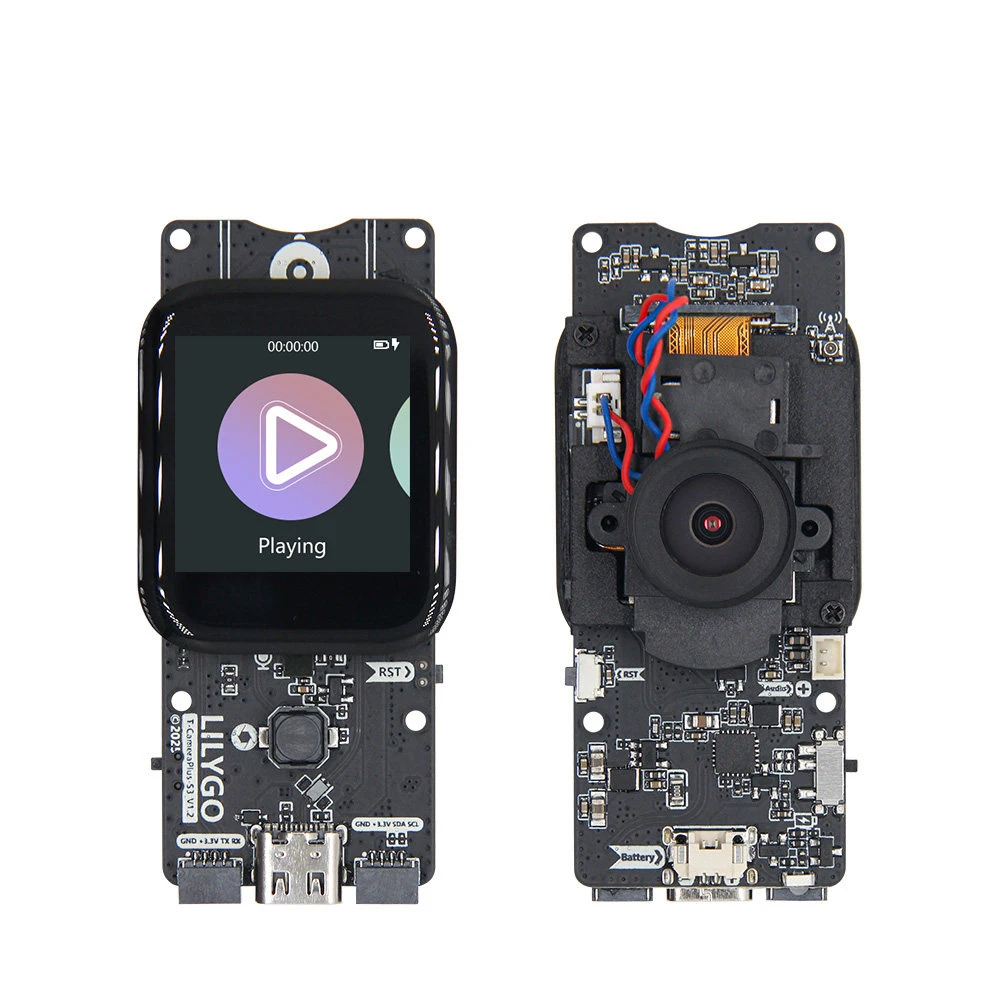 LILYGO® T-Camera-Plus-S3 ESP32-S3 AI Xiaozhi LCD Camera Development Board
LILYGO® T-Camera-Plus-S3 ESP32-S3 AI Xiaozhi LCD Camera Development Board