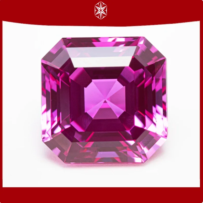 Top Lab Grown Sapphire Square Hot Pink Color Asscher Cut VVS1 Charms DIY for Jewelry Making Materials Selectable AGL Certificate
Top Lab Grown Sapphire Square Hot Pink Color Asscher Cut VVS1 Charms DIY for Jewelry Making Materials Selectable AGL Certificate