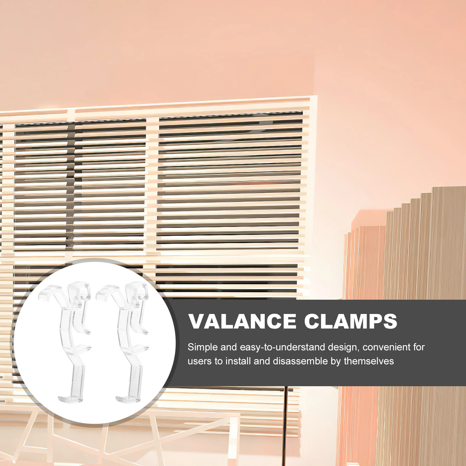 20Pcs Vertical Valance Clamps Hidden Clip Retainer Stable Reliable Plastic Blind Accessories
20Pcs Vertical Valance Clamps Hidden Clip Retainer Stable Reliable Plastic Blind Accessories