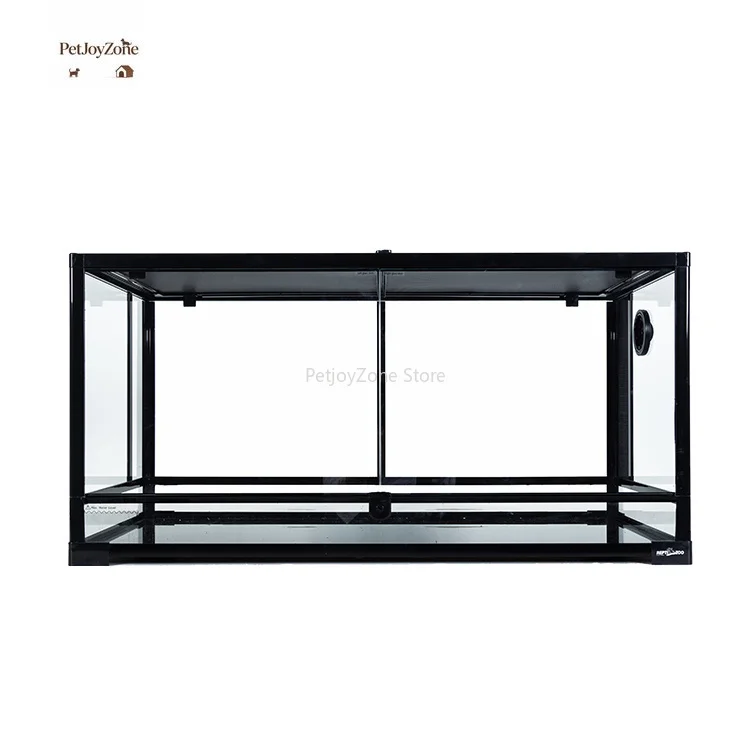 PetJoyZone 50 Gal 189 L Eco-Friendly Quadrate Reptile Terrarium Cage With Full Glass Sides Black 914x457x457mm
PetJoyZone 50 Gal 189 L Eco-Friendly Quadrate Reptile Terrarium Cage With Full Glass Sides Black 914x457x457mm