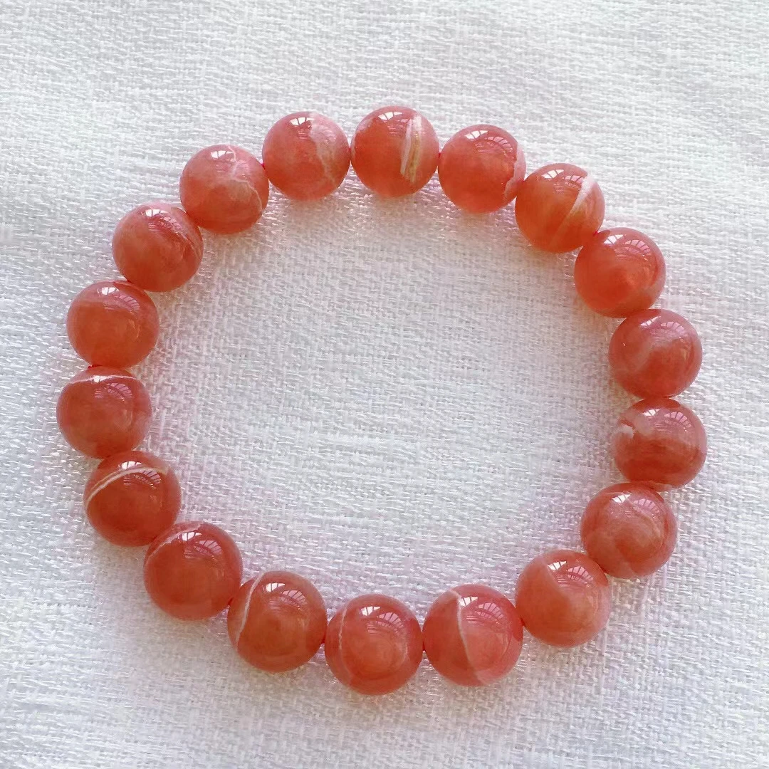 Natural Red Rose Rhodochrosite Round Beads Bracelet 11mm Stretch Women Men Rhodochrosite Rare Jewelry AAAAA
Natural Red Rose Rhodochrosite Round Beads Bracelet 11mm Stretch Women Men Rhodochrosite Rare Jewelry AAAAA