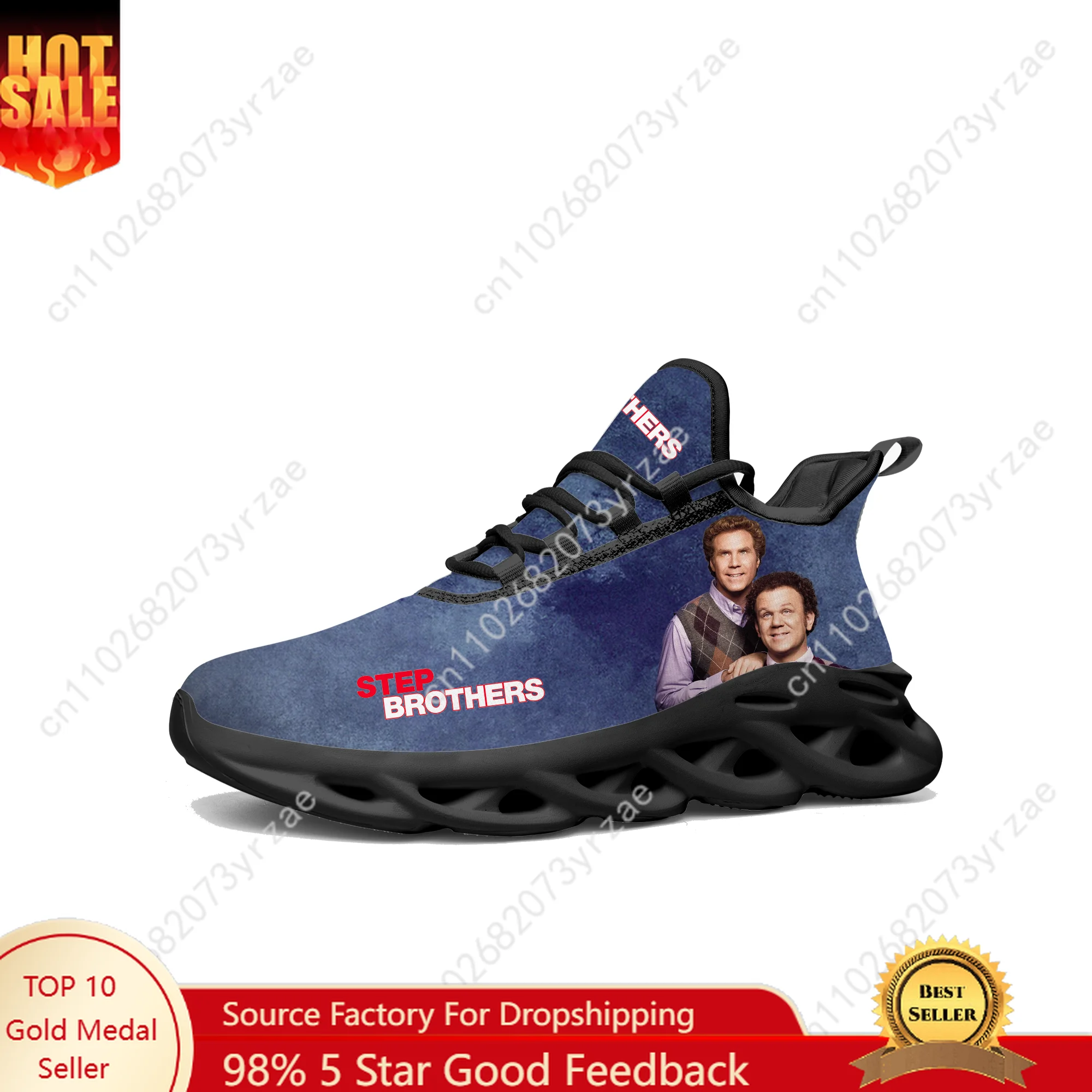 Step Brothers Lace Mesh Shoes Flat Sneaker Men Women Sports Shoe High Quality Personalized Fashion Sports Sneakers Custom Footwe
Step Brothers Lace Mesh Shoes Flat Sneaker Men Women Sports Shoe High Quality Personalized Fashion Sports Sneakers Custom Footwe