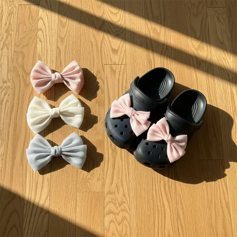 New 2Pcs Pearlescent Fabric Bow Charm Buckle Women Shoe Decoration Bow Shoe Clip Shoes Hole Shaped Slippers Shoe Buckle
New 2Pcs Pearlescent Fabric Bow Charm Buckle Women Shoe Decoration Bow Shoe Clip Shoes Hole Shaped Slippers Shoe Buckle