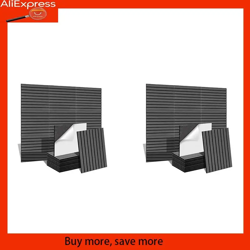 A67Z 24 Pack Sound Proof Acoustic Panels With Self Adhesive, 14X12X0.4Inch Soundproof Wall Panels For Room, Office
A67Z 24 Pack Sound Proof Acoustic Panels With Self Adhesive, 14X12X0.4Inch Soundproof Wall Panels For Room, Office
