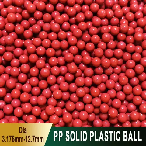 100-1000Pcs 3-12.7mm Red PP Solid Plastic Balls Floating Toy Balls for Kids Water Play/ Early Learning Materials/DIY Craft Beads