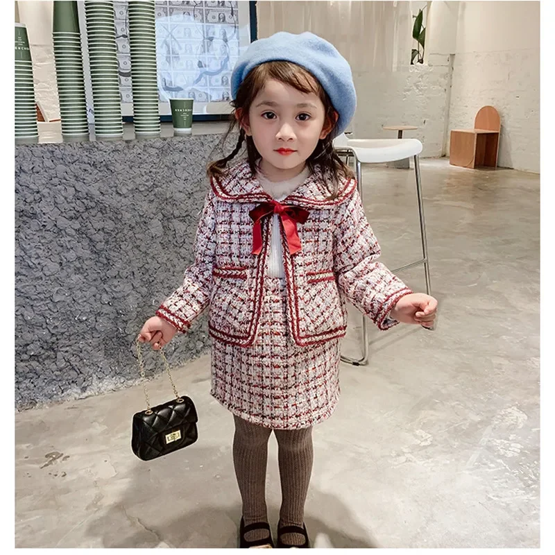 2024 Girls Plaid Clothing Set Cardigan Jackets+skirts Baby Girl Kids Elegant 2pcs Suits Children Autumn Princess Clothes Outfits
2024 Girls Plaid Clothing Set Cardigan Jackets+skirts Baby Girl Kids Elegant 2pcs Suits Children Autumn Princess Clothes Outfits