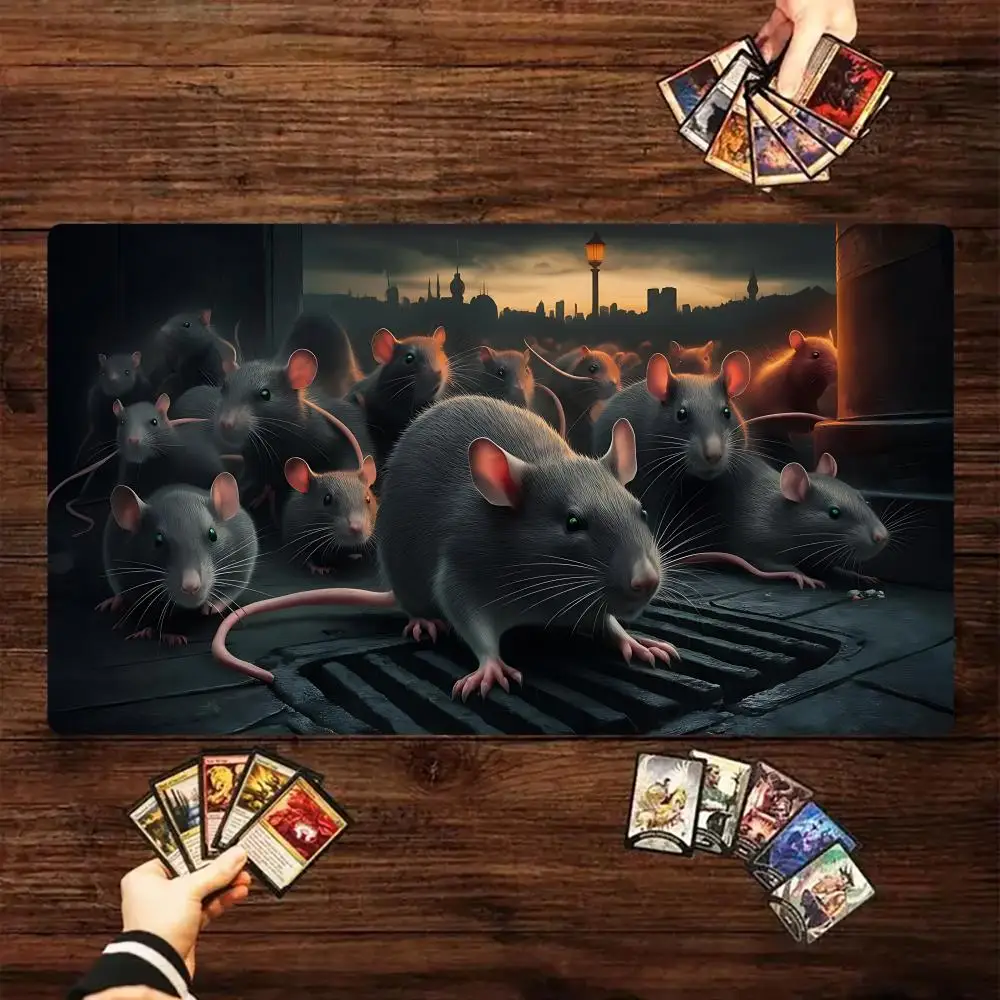 Коврик для мыши Crazy Rats in Street, коврик для карточных игр, большие компьютерные офисные коврики для мыши 35X60 см, противоскользящий коврик для MTG DTCG CCG RPG, коллекционные коврики
Коврик для мыши Crazy Rats in Street, коврик для карточных игр, большие компьютерные офисные коврики для мыши 35X60 см, противоскользящий коврик для MTG DTCG CCG RPG, коллекционные коврики