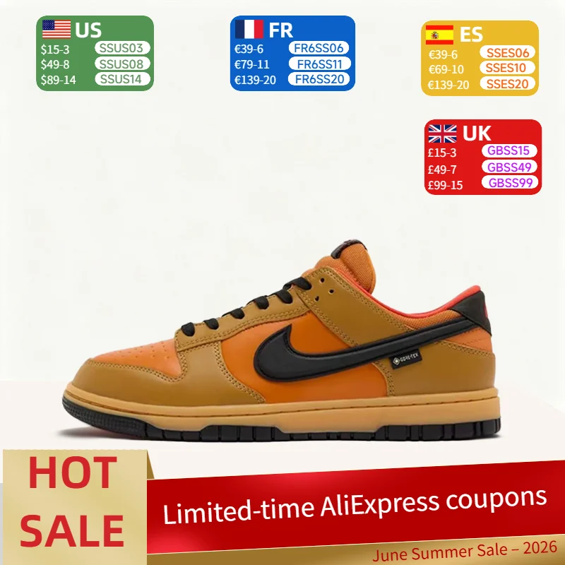 Nike Dunk Low Fashion Classic Retro Everyday Commuter Casual Versatile Low-Top Sneakers Men's Orange HQ2053-700
Nike Dunk Low Fashion Classic Retro Everyday Commuter Casual Versatile Low-Top Sneakers Men's Orange HQ2053-700