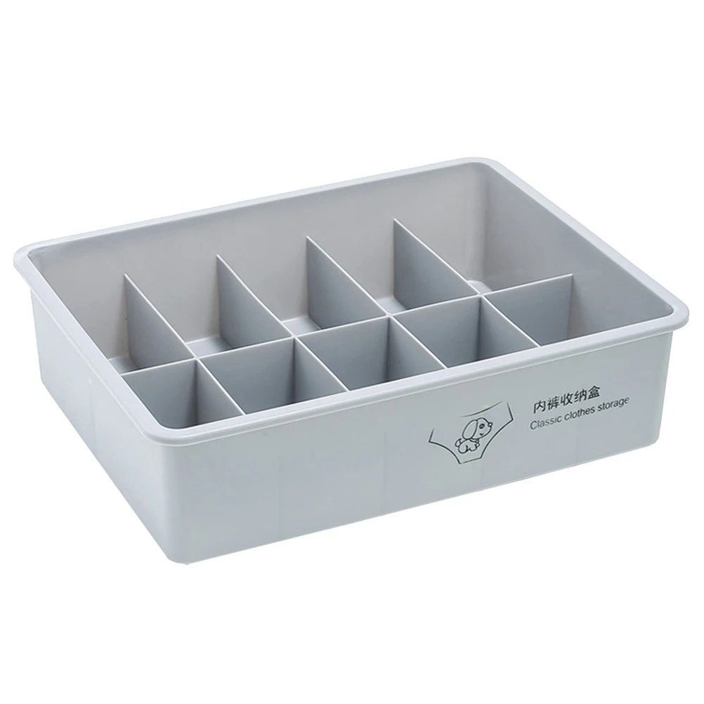 Storage Box for Underwear Socks Bra Organizer 10 Compartments Plastic Space Saving Closet Drawer Leggings Tie
Storage Box for Underwear Socks Bra Organizer 10 Compartments Plastic Space Saving Closet Drawer Leggings Tie