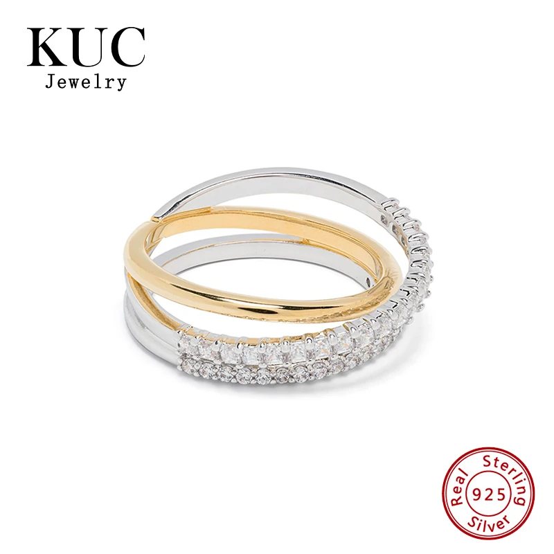 Fashion Fine Rings Jewelry Women Minimalist 925 Sterling Silver Ring Two Tone Luxury Zircon Finger Rings for Girls
Fashion Fine Rings Jewelry Women Minimalist 925 Sterling Silver Ring Two Tone Luxury Zircon Finger Rings for Girls