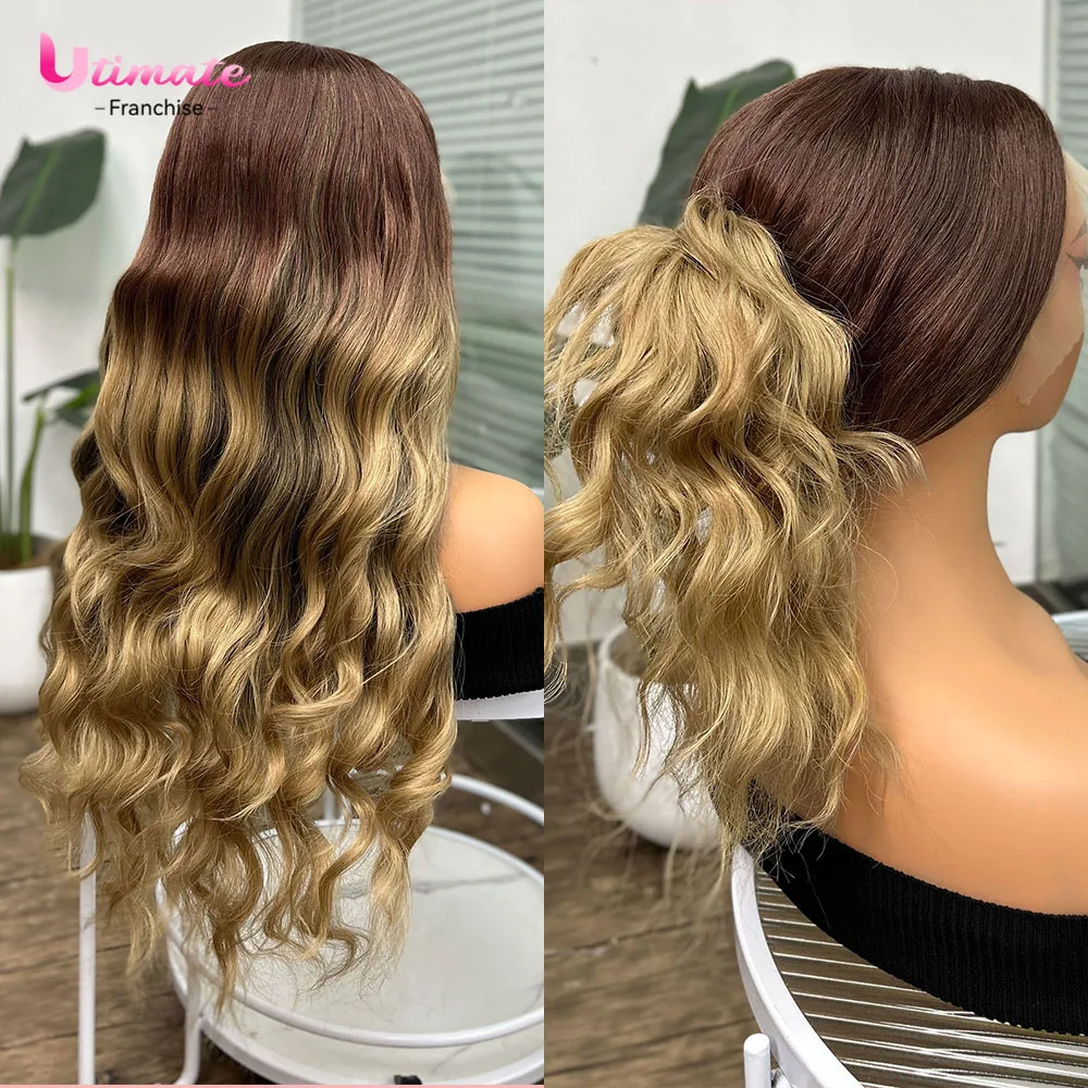 Ombre Brown Body Wave Lace Front Wig for Women Fashion Cosplay Wig 24 Inches Honey Brown Lace Wig Heat Resistant Fiber
Ombre Brown Body Wave Lace Front Wig for Women Fashion Cosplay Wig 24 Inches Honey Brown Lace Wig Heat Resistant Fiber
