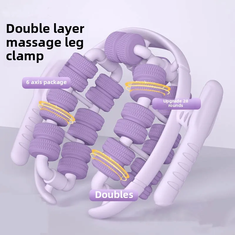 2026 Newest 28 Wheel Annular Leg Clamp Massager Relax Massager Anti-cellulite Massager Body Slimming Roller Massage for Body
2026 Newest 28 Wheel Annular Leg Clamp Massager Relax Massager Anti-cellulite Massager Body Slimming Roller Massage for Body
