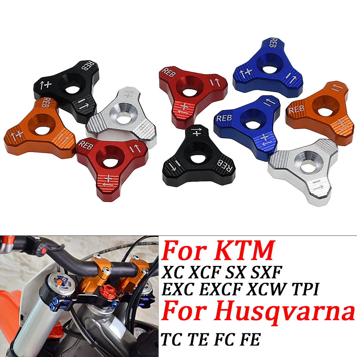 SUPERMOTO SMC ENDURO 690 WP48MM Forks Front Shock Absorber Knob Adjuster For KTM SX SXF EXC XCW 125 150 200 250 300 350-530
SUPERMOTO SMC ENDURO 690 WP48MM Forks Front Shock Absorber Knob Adjuster For KTM SX SXF EXC XCW 125 150 200 250 300 350-530