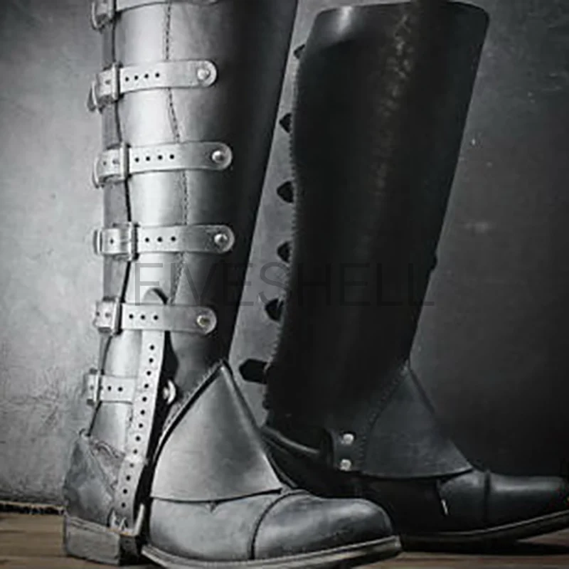 Men Women Medieval Renaissance Greaves Boots Shoes Cover Leather Leg Armor Larp Warrior Knight Costume Halloween Cosplay
Men Women Medieval Renaissance Greaves Boots Shoes Cover Leather Leg Armor Larp Warrior Knight Costume Halloween Cosplay