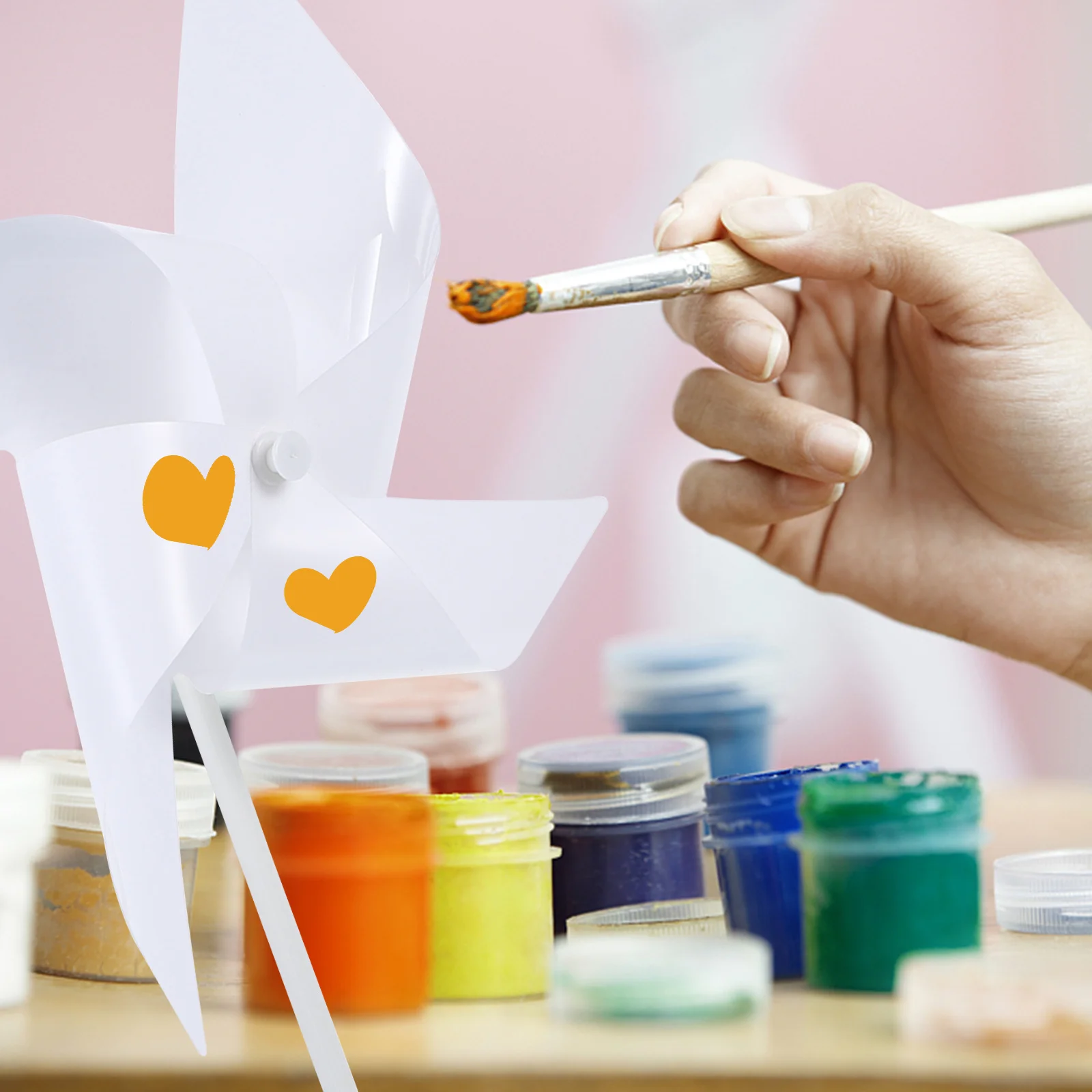 24pcs White Pinwheels For Kids Unfinished Diy Blank Plastic Windmill Painting Graffiti Craft Outdoor Party Favors Classroom
24pcs White Pinwheels For Kids Unfinished Diy Blank Plastic Windmill Painting Graffiti Craft Outdoor Party Favors Classroom