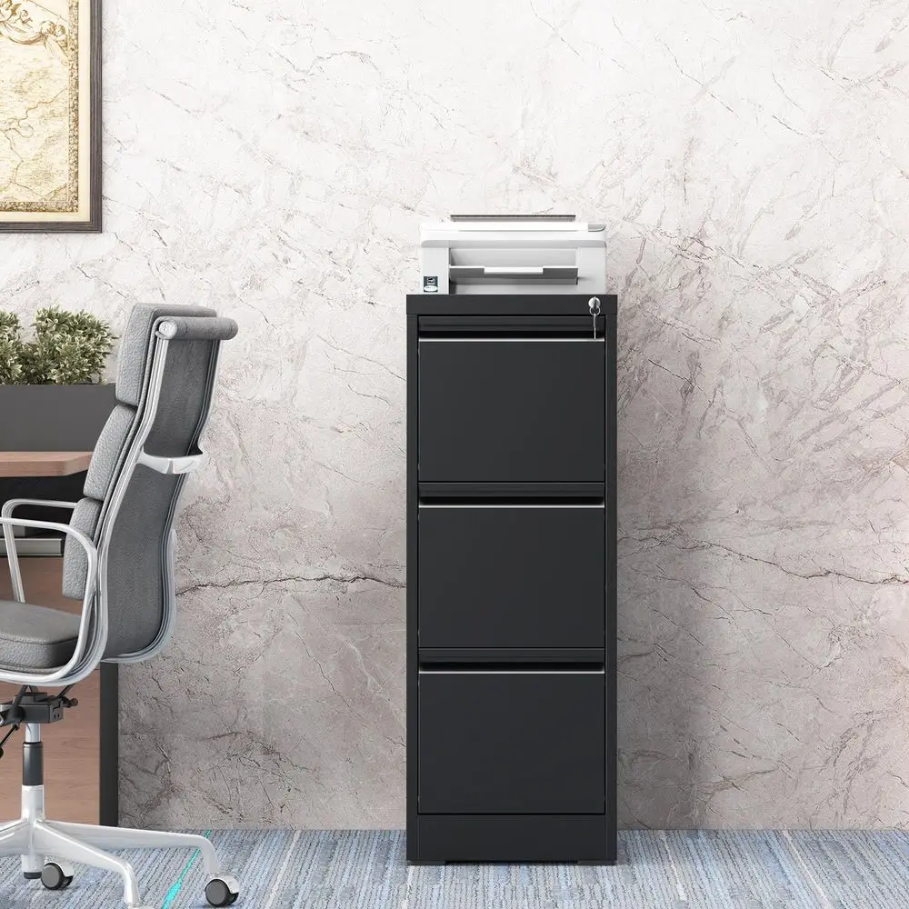 Drawer Vertical File Cabinet with Lock, Metal Filing Cabinets for Home Office, Heavy Duty File Storage Cabinet for Legal Letter
Drawer Vertical File Cabinet with Lock, Metal Filing Cabinets for Home Office, Heavy Duty File Storage Cabinet for Legal Letter