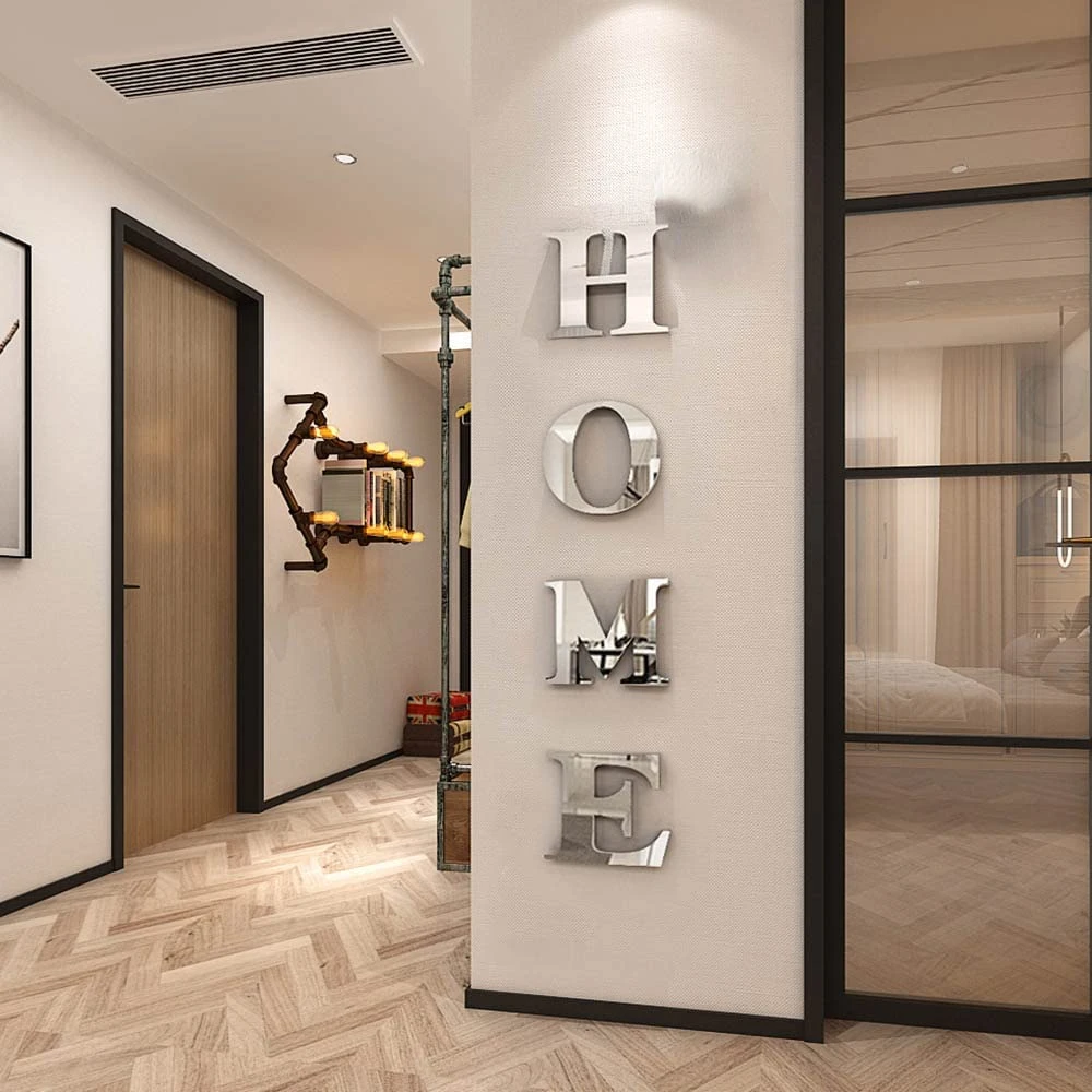 Home Wall Stickers HOME Letter Signs Stickers Acrylic Mirror Wall Decoration for Living Room Bedroom Home Decor Wall Decals
Home Wall Stickers HOME Letter Signs Stickers Acrylic Mirror Wall Decoration for Living Room Bedroom Home Decor Wall Decals